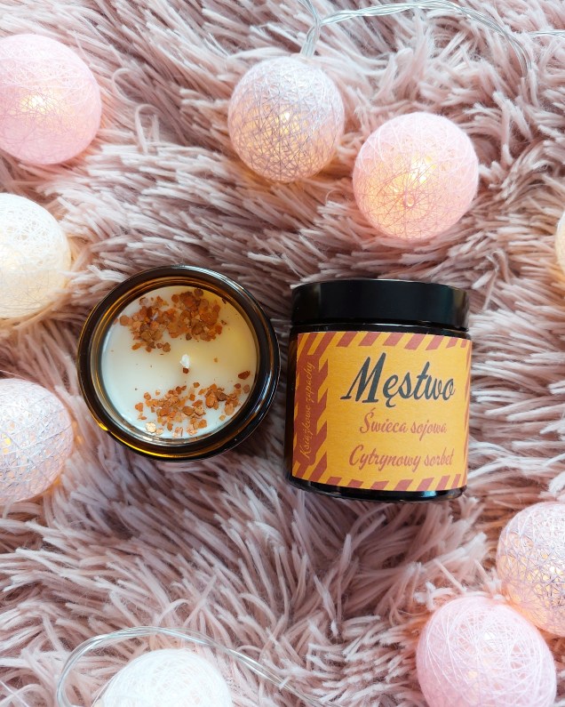 Świeca sojowa zapachowa cytrynowy sorbet